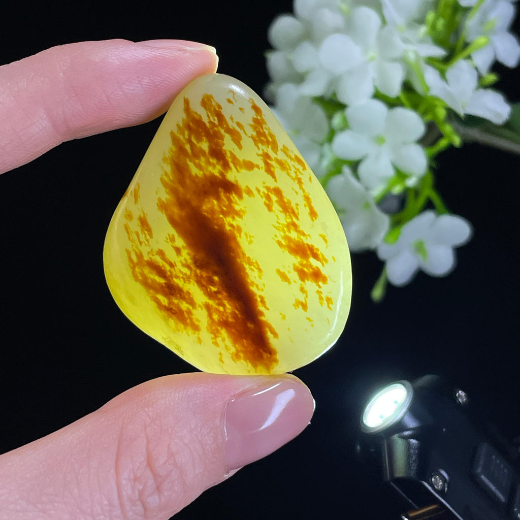 和田玉青白玉“云蒸霞蔚”聚红皮籽料（yc330400）