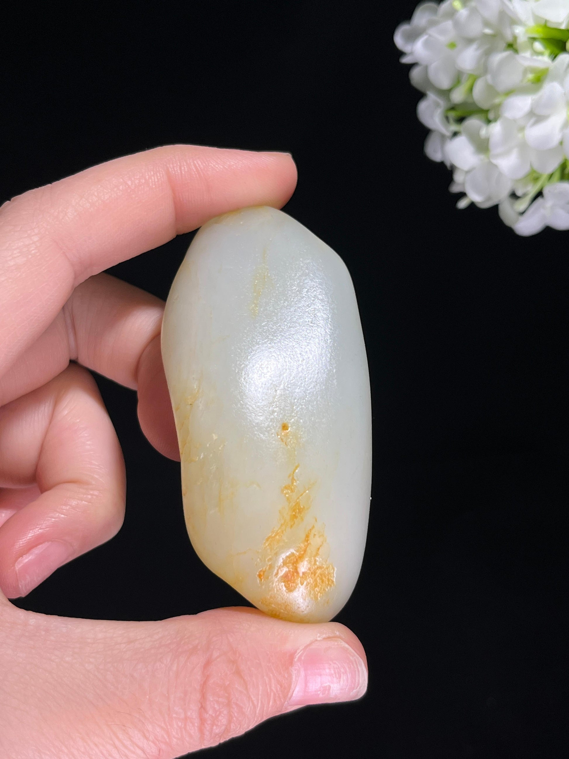 和田玉洒金皮籽料原石（yc258658）