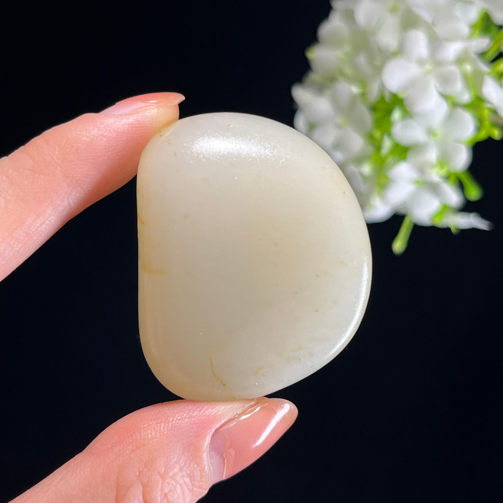 和田玉白玉“雪子藏金”洒金皮籽料（yc351284）