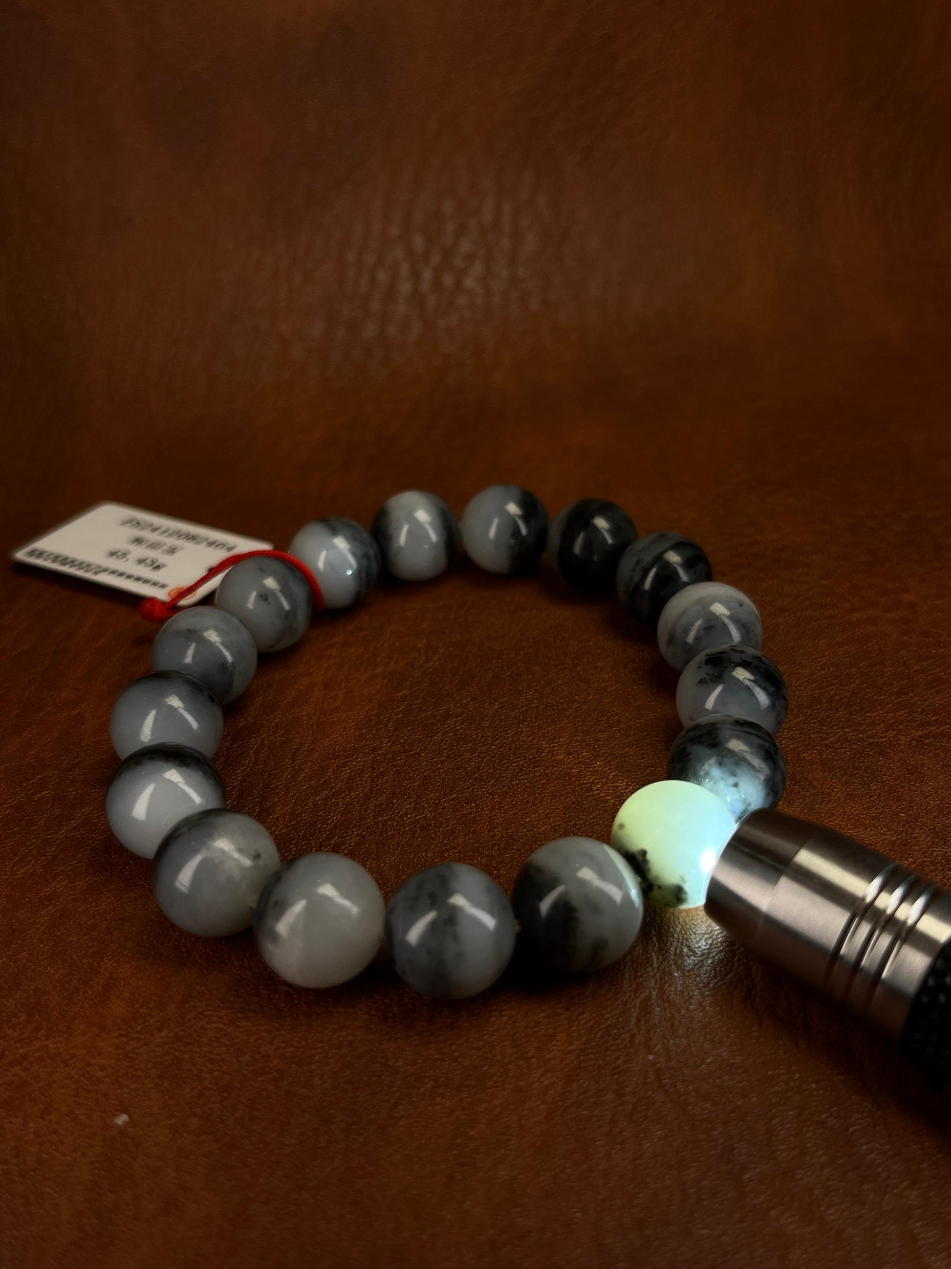 和田玉青花手串（12卡）（yc222671）