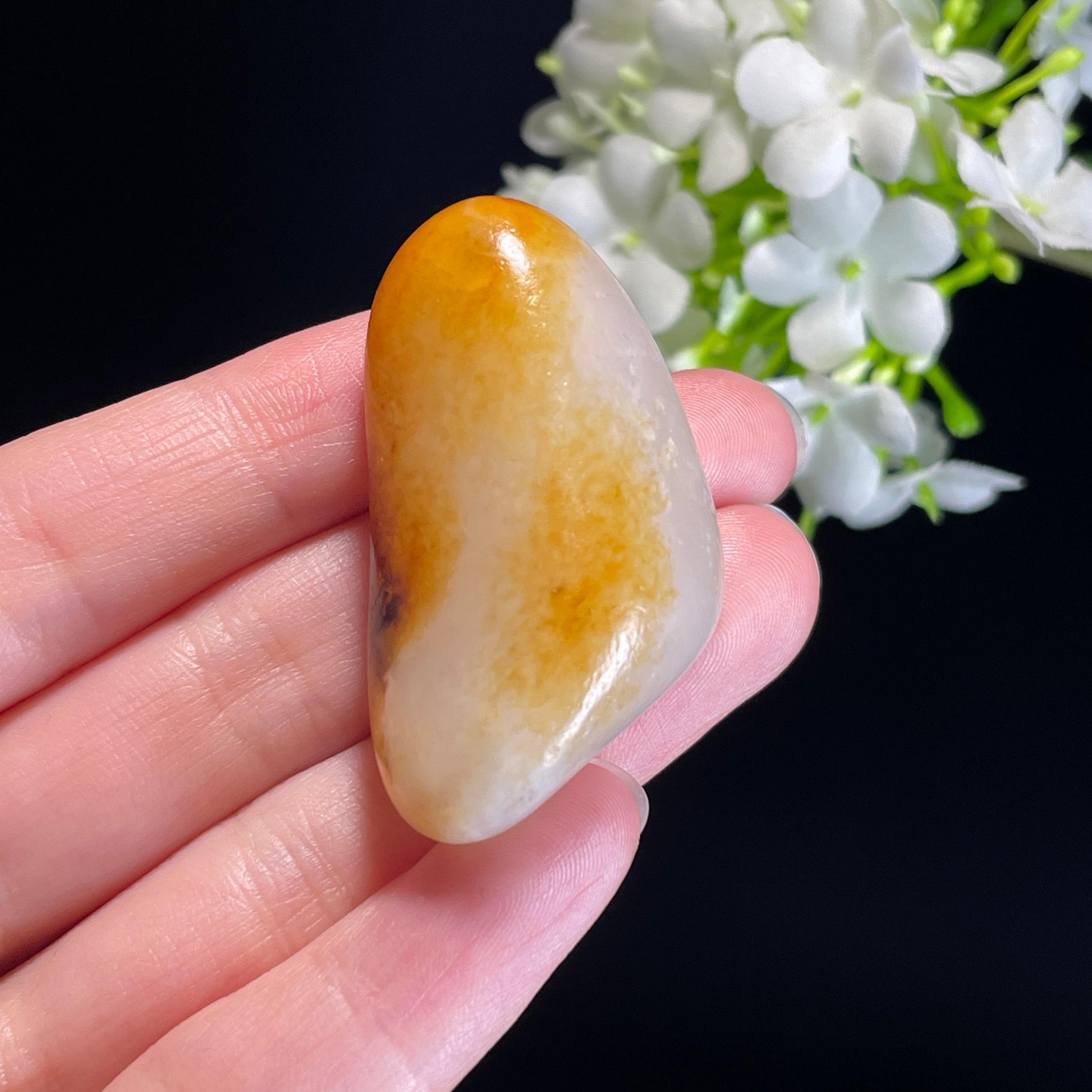 和田玉白玉洒金皮籽料（yc338842）