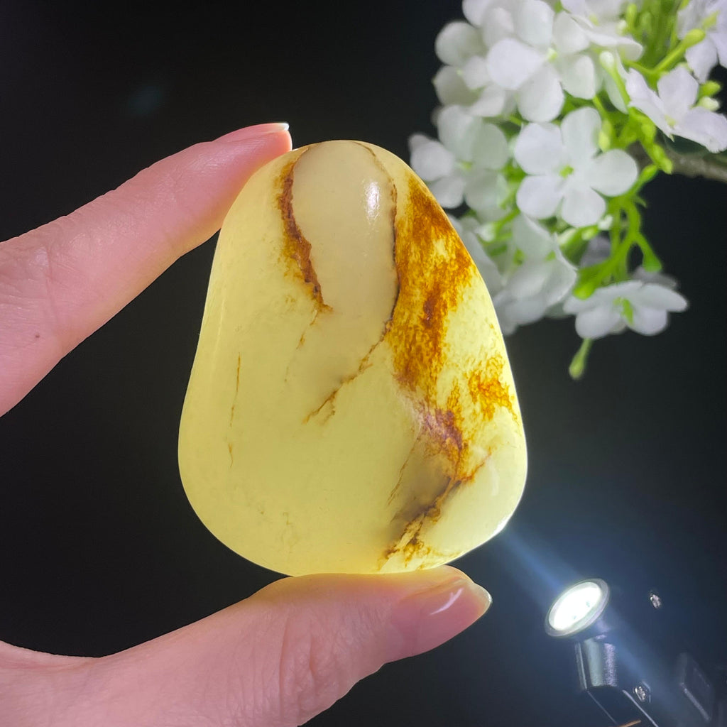 和田玉白玉秋梨皮 “月影秋痕” 籽料原石（yc311054）