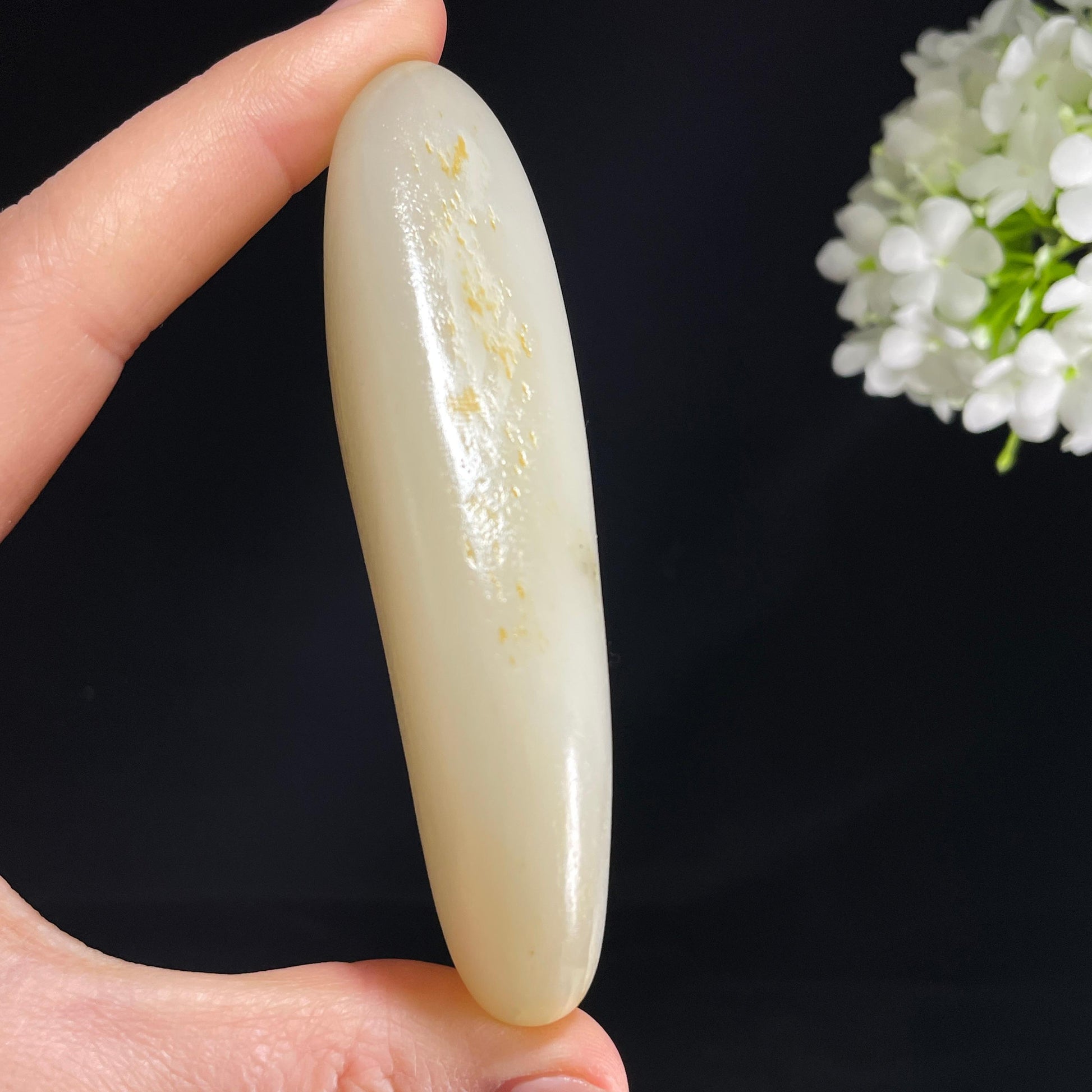 和田玉白玉“晴雪横川”光白籽料（yc374952）