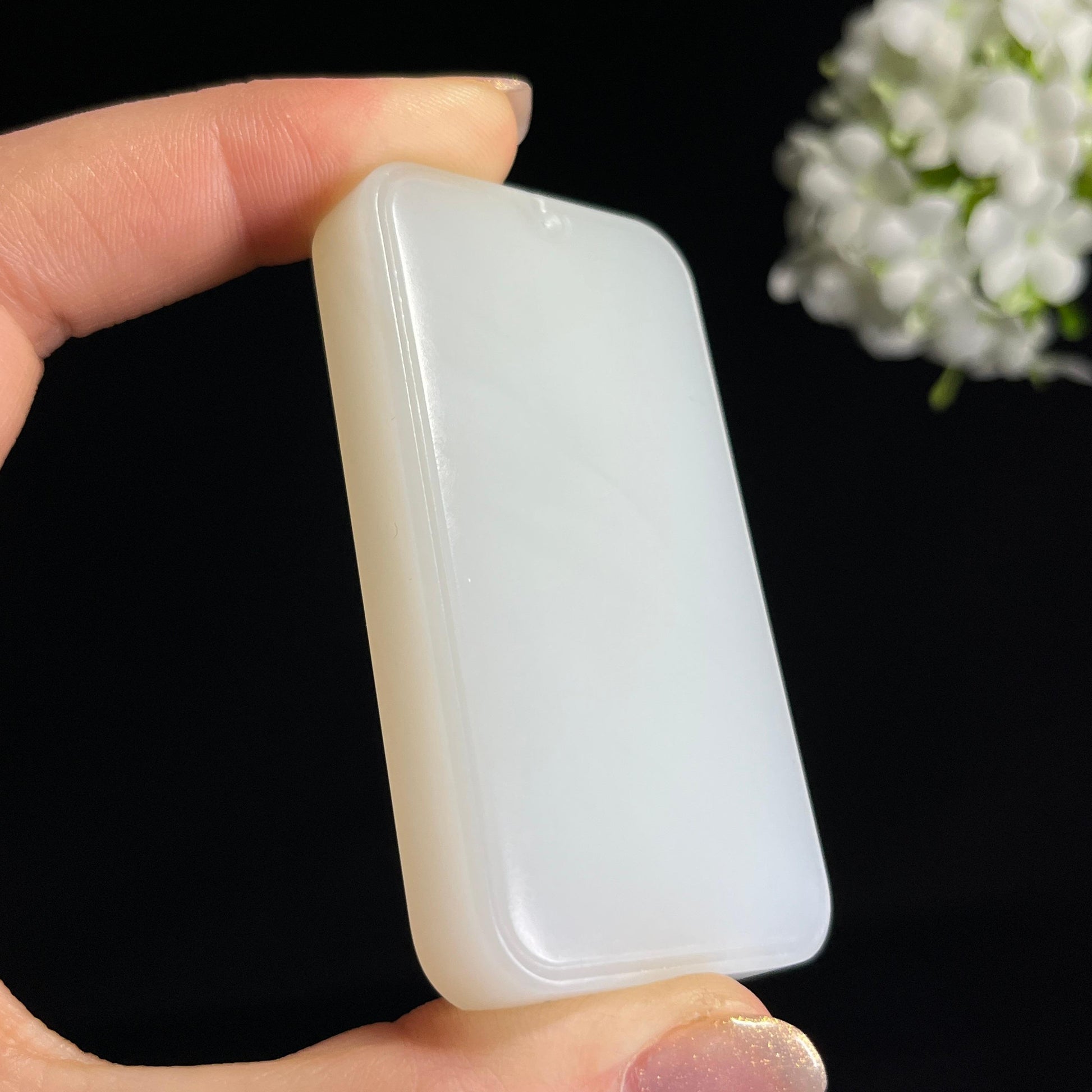 和田玉白玉无事牌（yc298806）