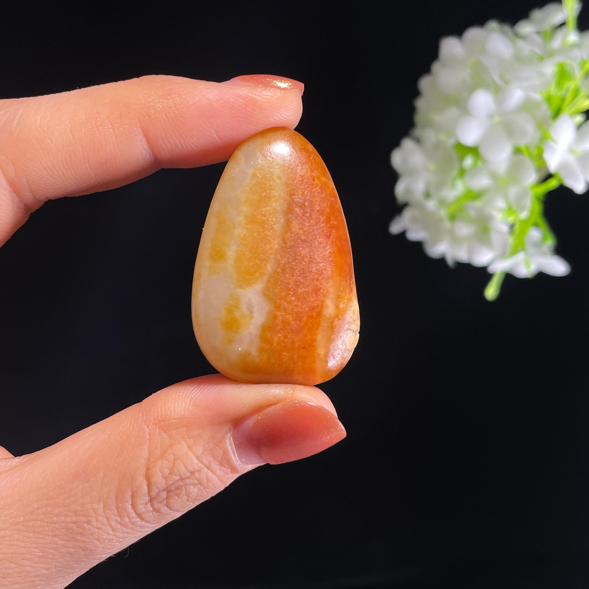新疆天然和田玉红沁皮籽料（yc403723）