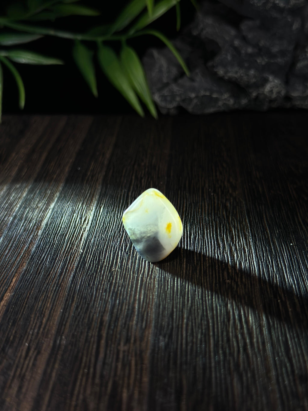 新疆和田玉青花洒金皮戒面籽（yc714480）