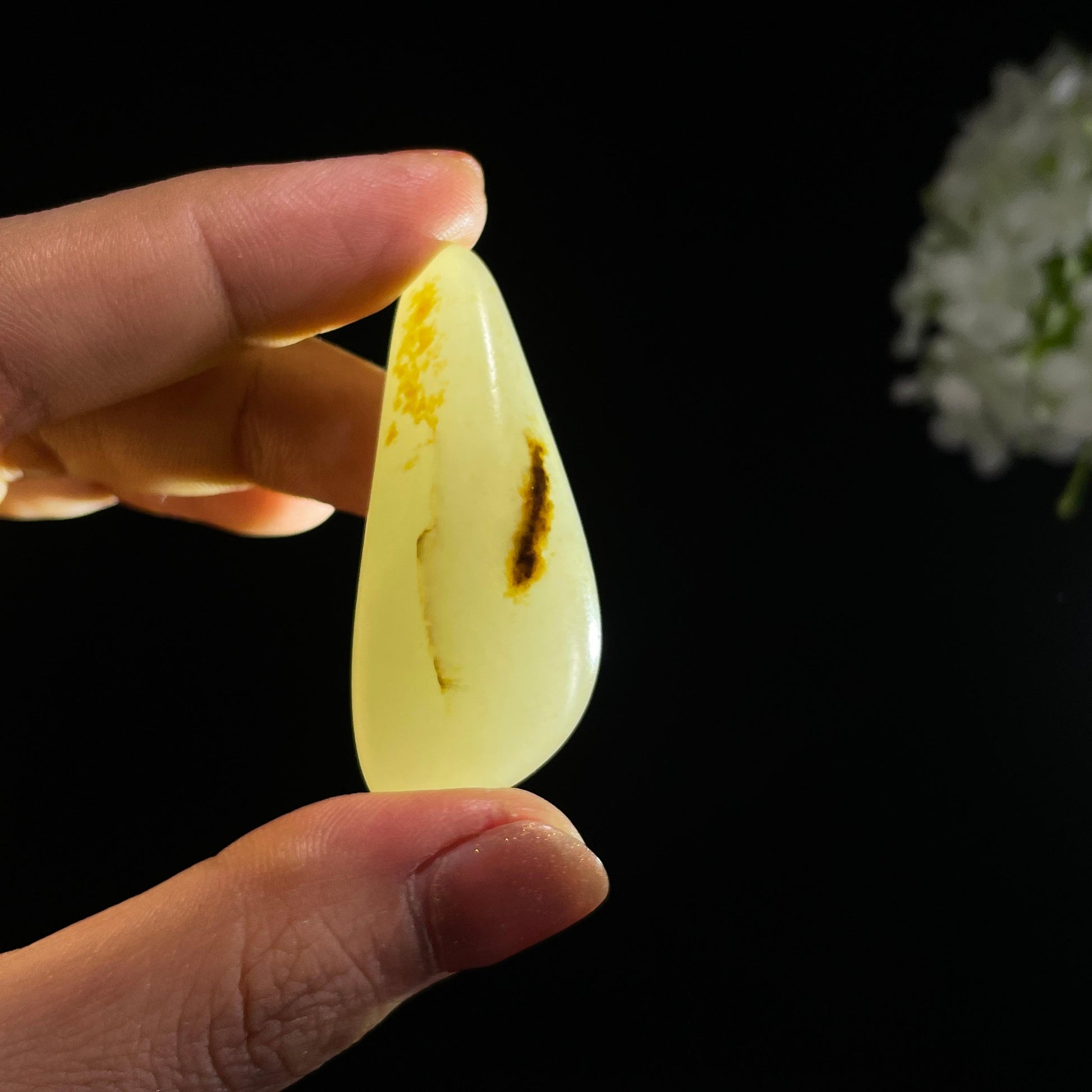 和田玉白玉“秋芒悬玉”洒金皮籽料（yc426254）