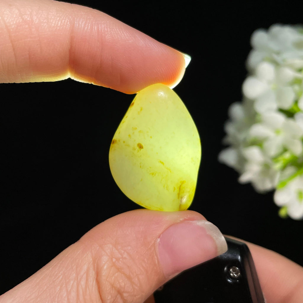 新疆天然和田玉青白玉秋梨皮小籽（yc414986）