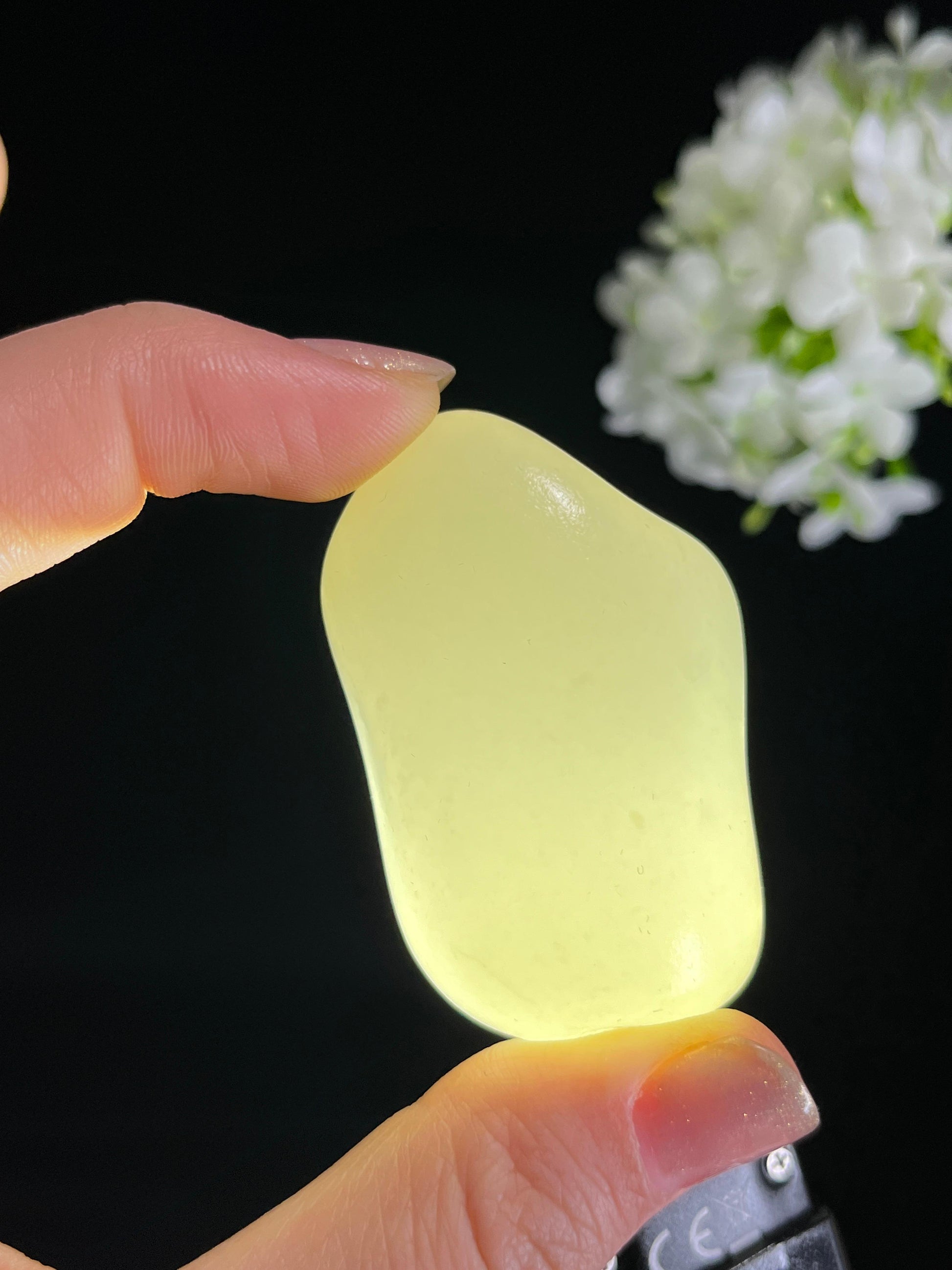 新疆天然和田玉白玉籽料原石（yc272850）