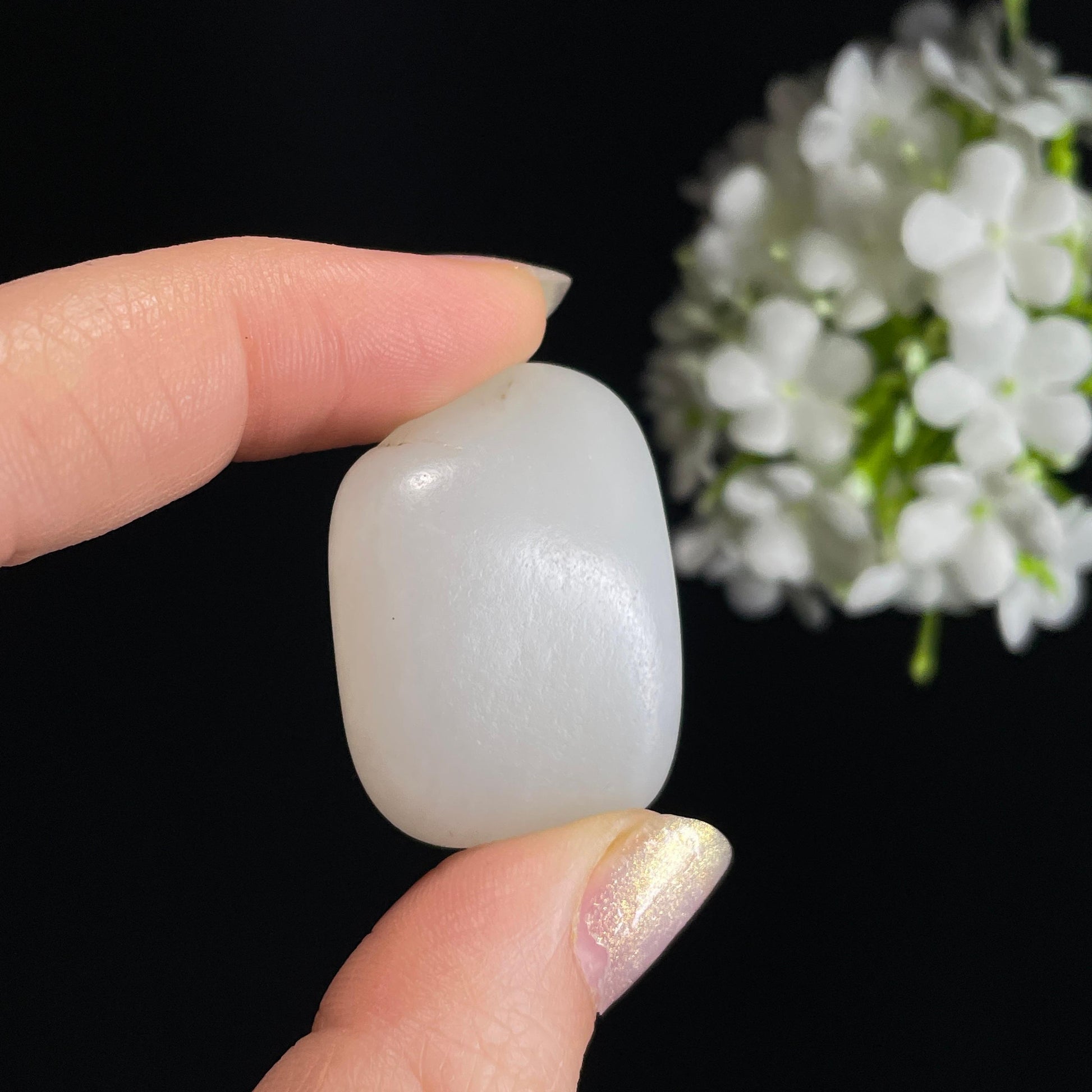 和田玉白玉“素璧方雪”光白籽籽料（yc328958）