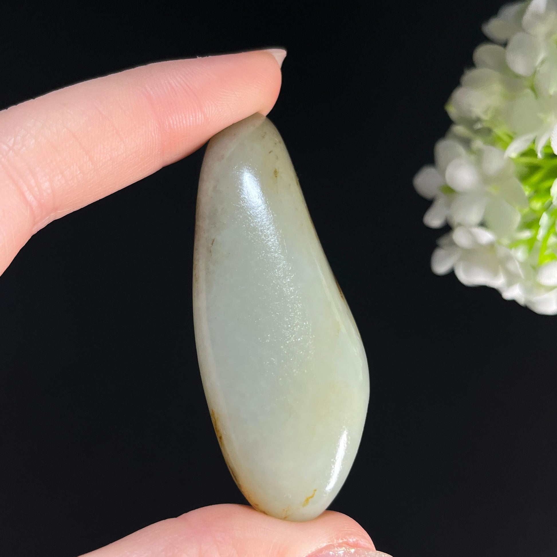 和田玉青白玉“秋霭横青”秋梨皮籽料（yc361307）