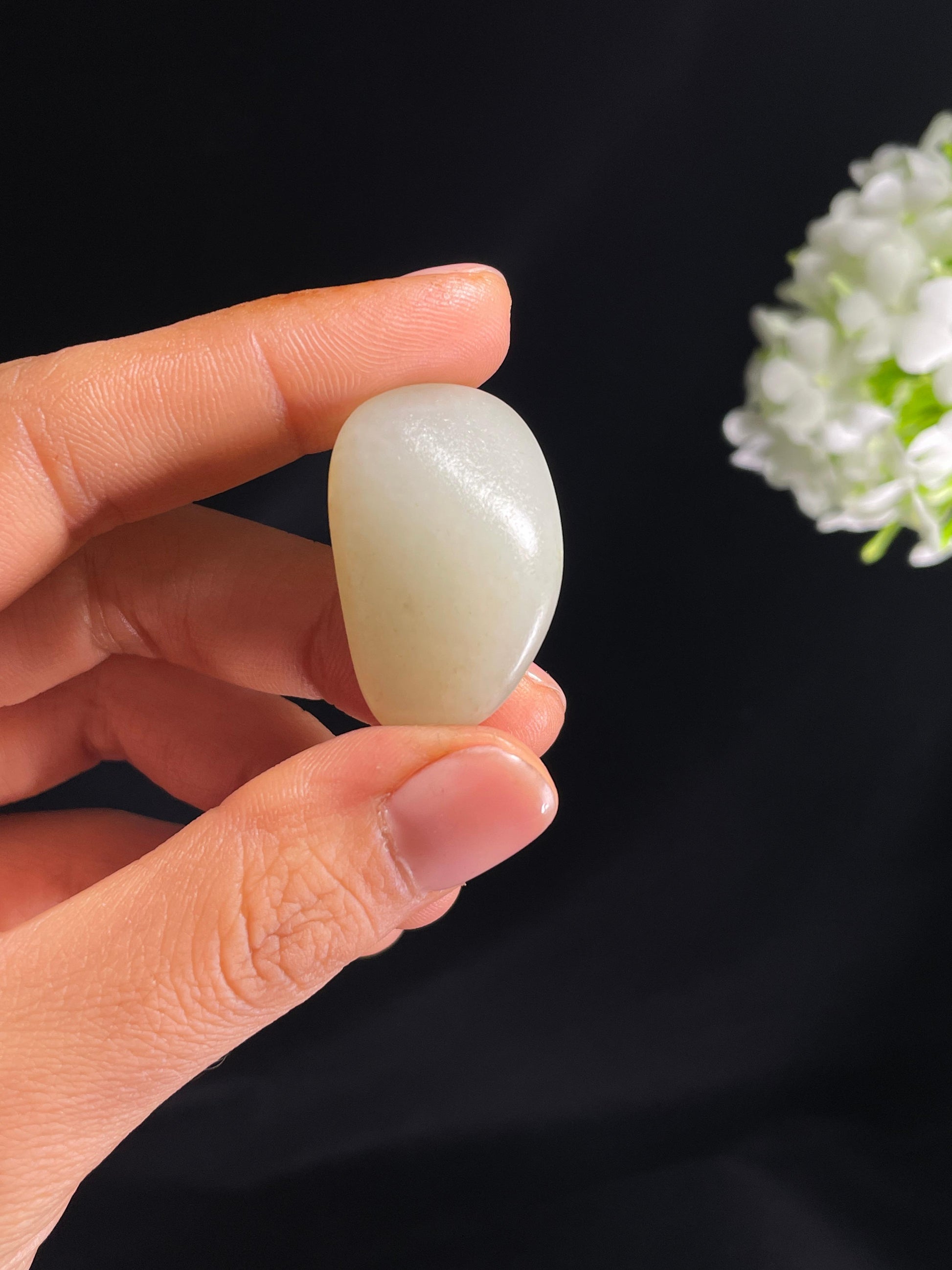 和田玉光白籽籽料原石（yc264636）