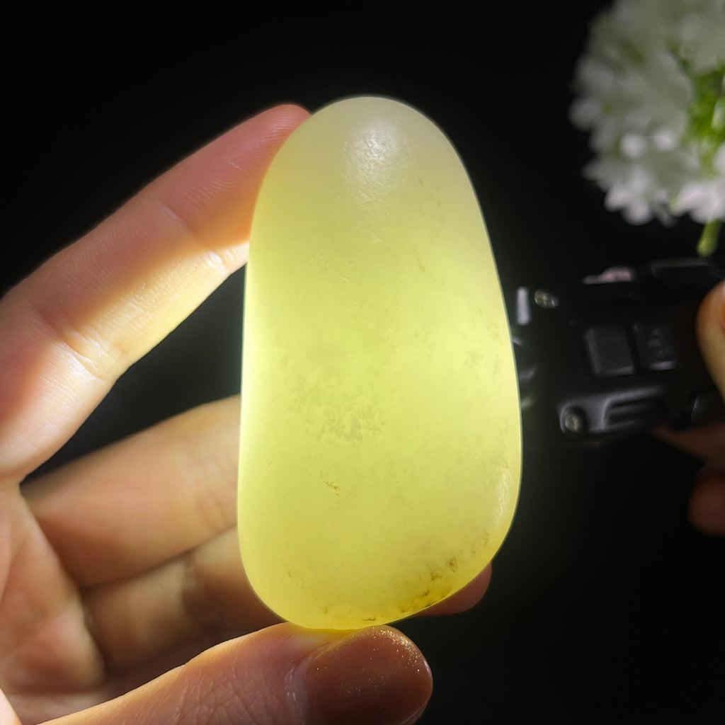 和田玉白玉“白璧微瑕”秋梨皮籽料（yc388278）