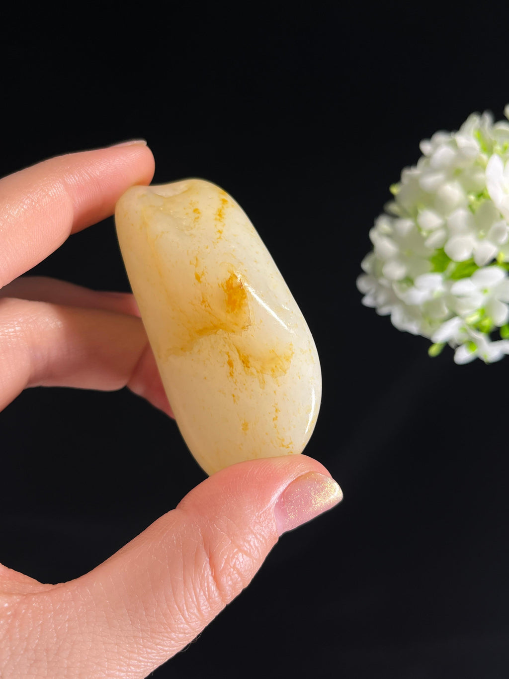 和田玉精品一级白玉洒金皮籽料原石（yc274680）