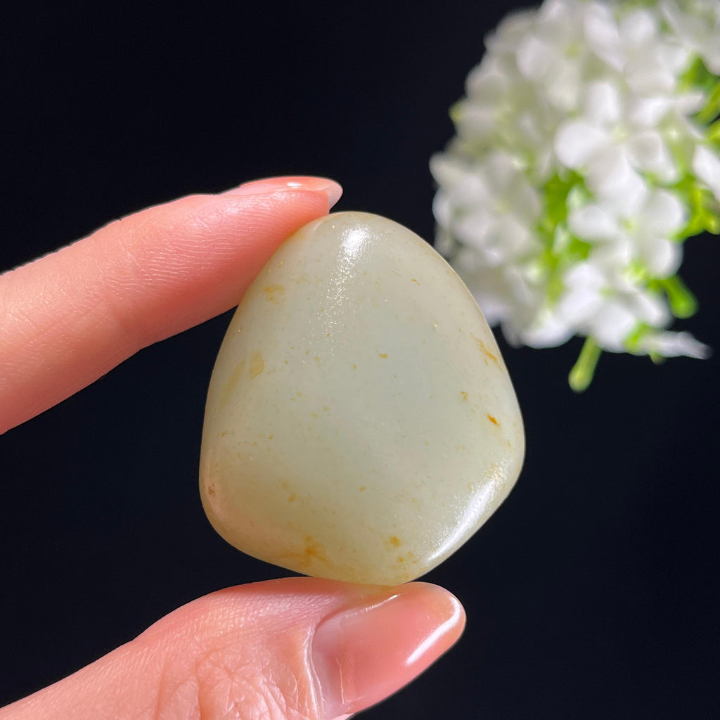 和田玉青白玉“青瑶洒金”洒金皮籽料（yc351412）