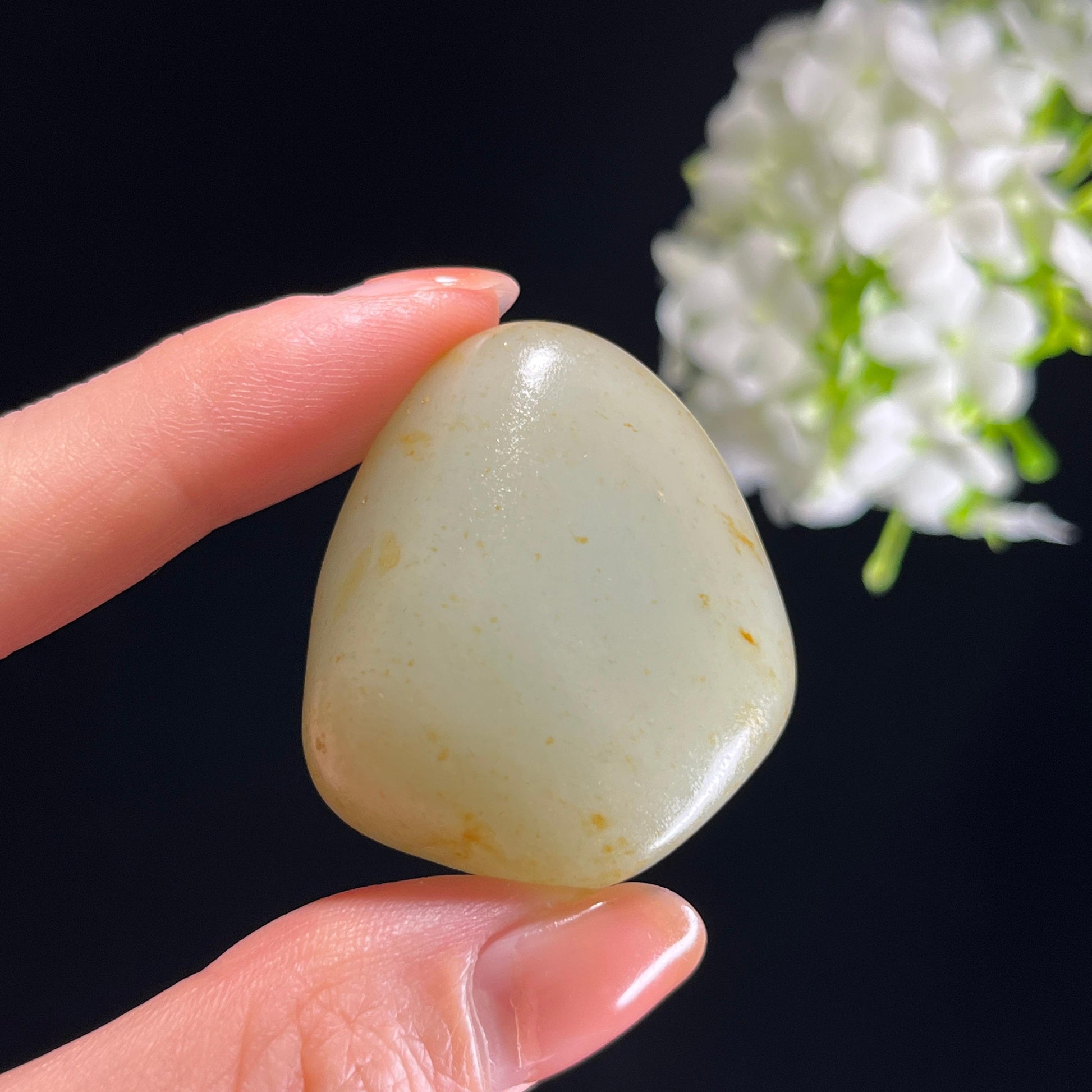 和田玉青白玉“青瑶洒金”洒金皮籽料（yc351412）