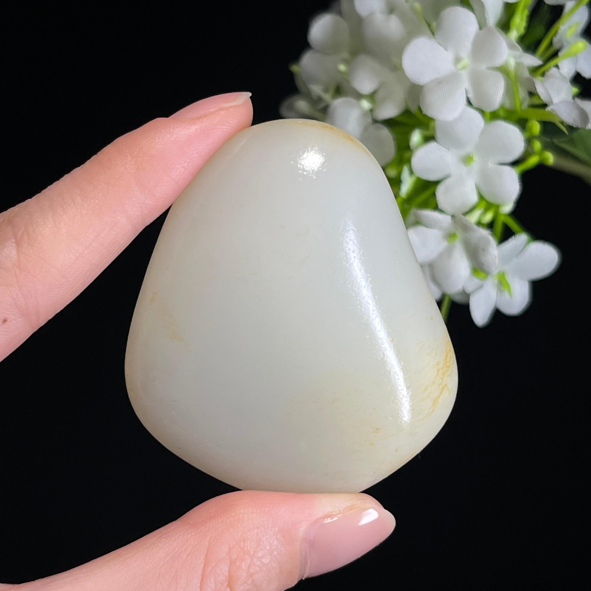 新疆天然和田玉“润玉素心”洒金皮籽料（yc326562）