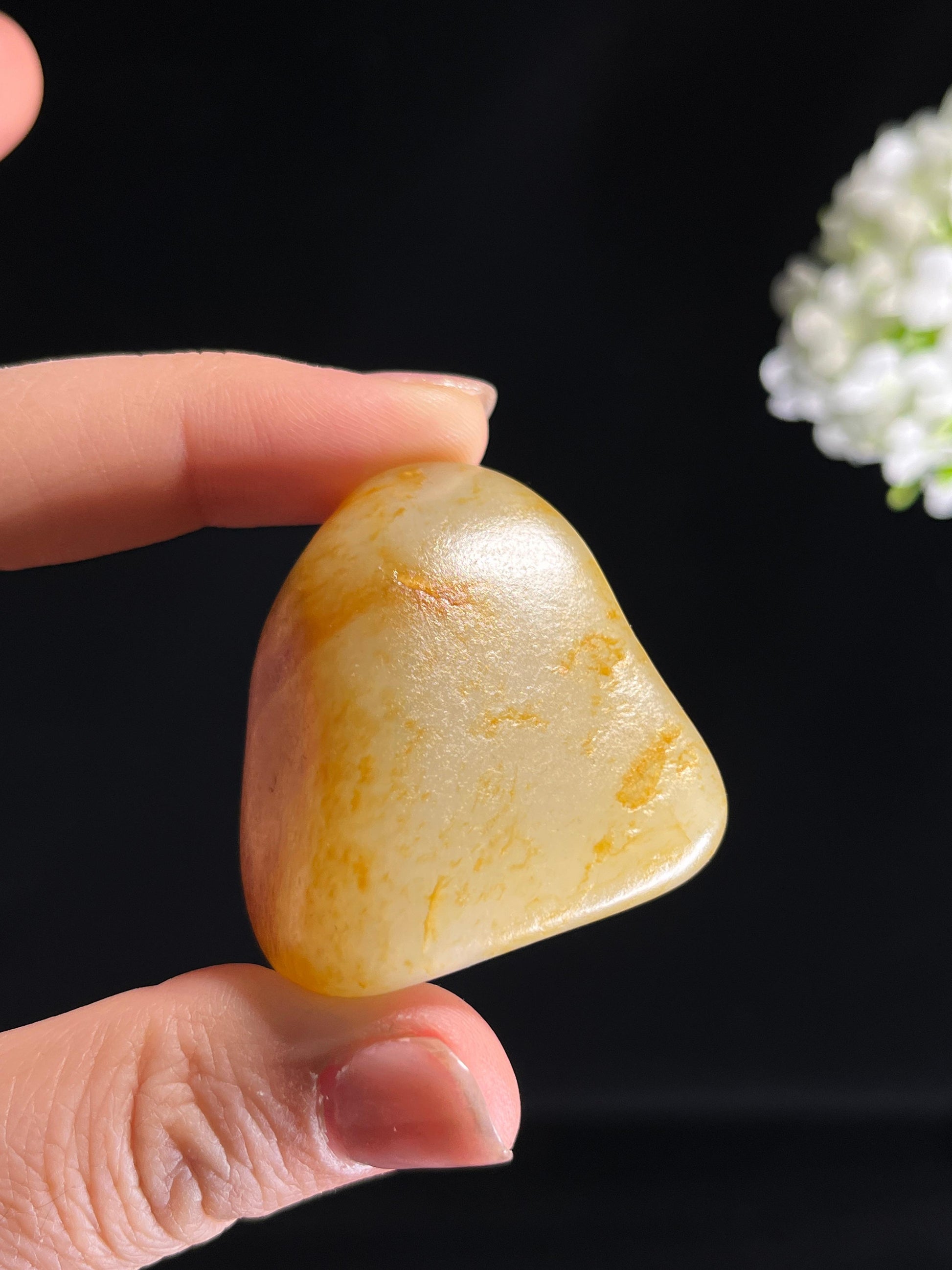 和田玉白玉洒金皮籽料原石（yc270401）