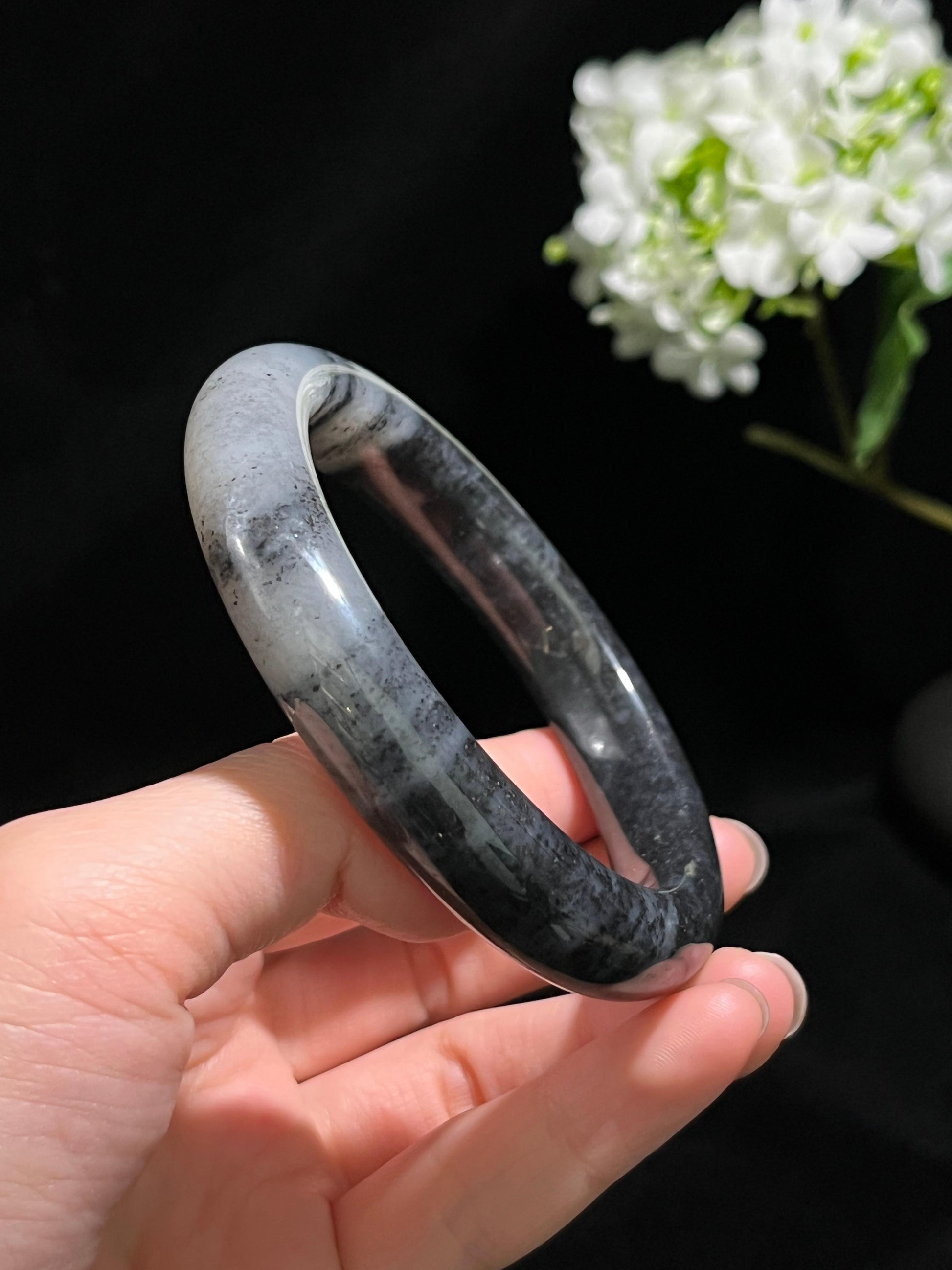 和田玉青花手镯（卡57-卡60）（yc254778）