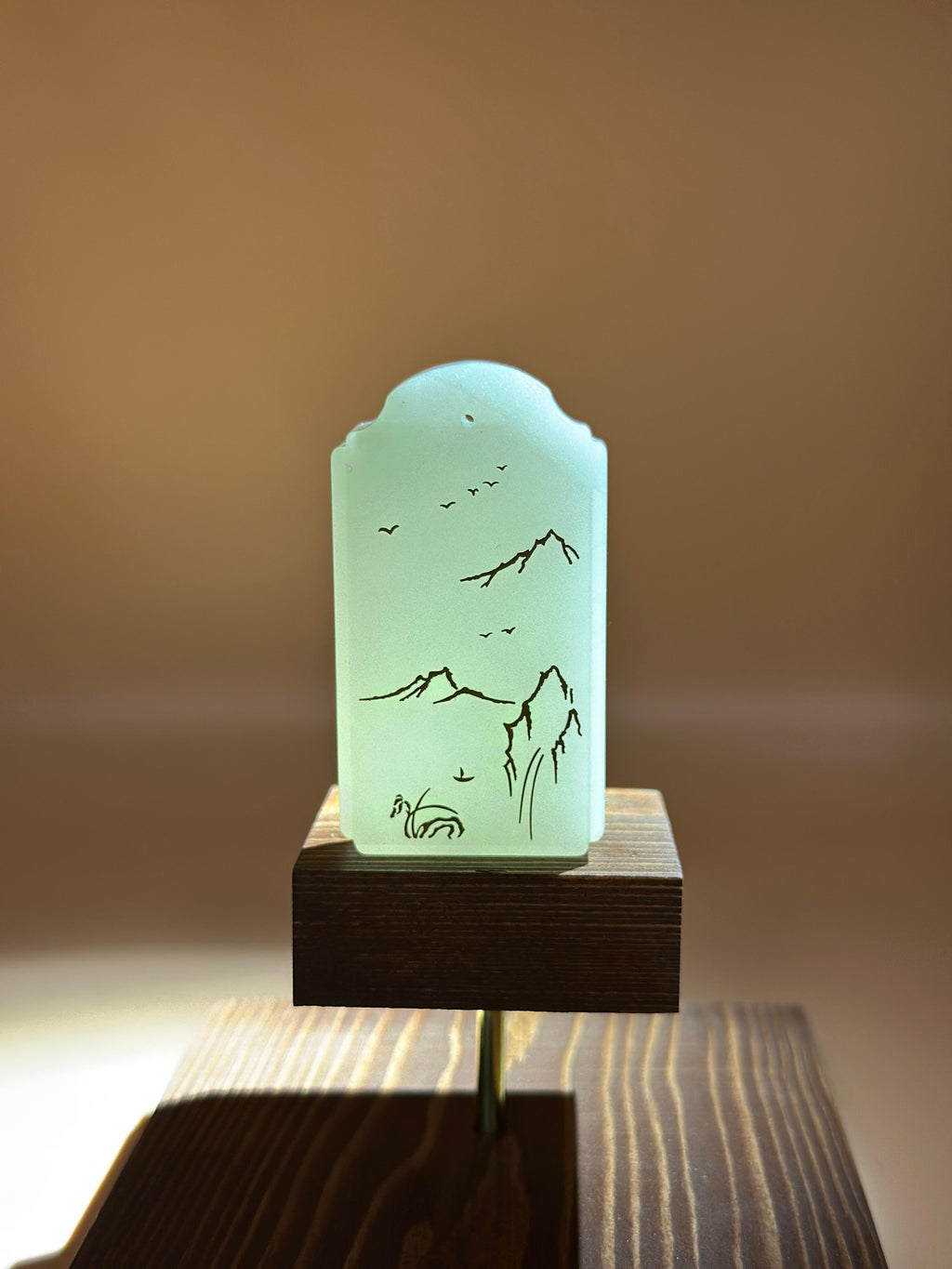 和田玉.籽料白玉文人山水挂件（yc772399）