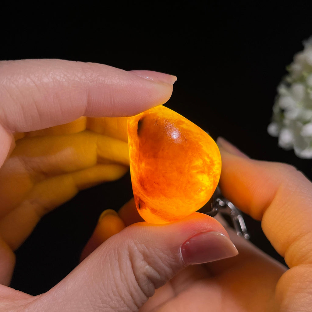 和田玉白玉黄沁皮金包银“金月霜雪”籽料原石（yc286955）