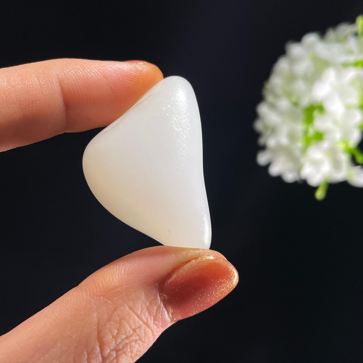 2026.4.9广告流，和田玉羊脂白玉光白籽挂件（yc383996）