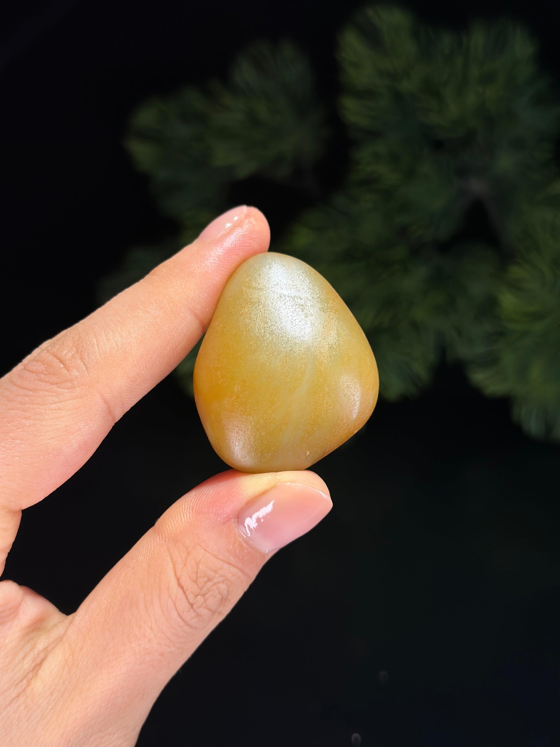 新疆和田玉青白玉通体洒金皮挂件籽（yc505020）