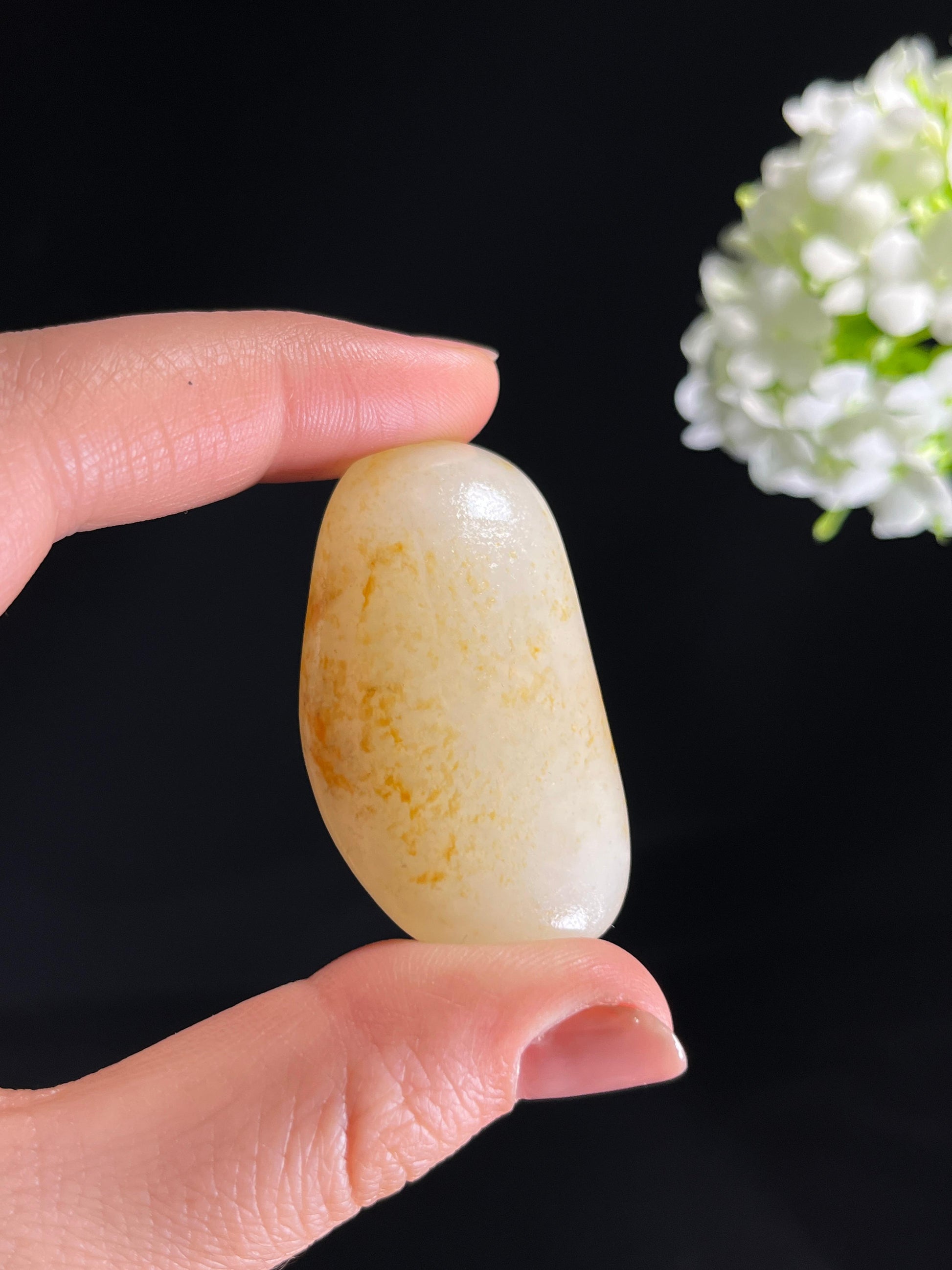 和田玉白玉洒金皮籽料原石（yc278406）