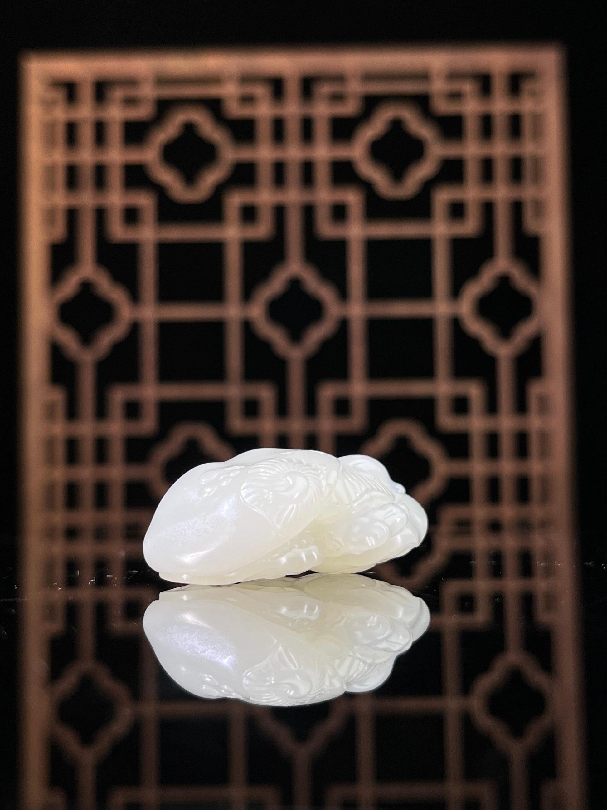 新疆和田玉天然羊脂白玉挂件（yc232385）