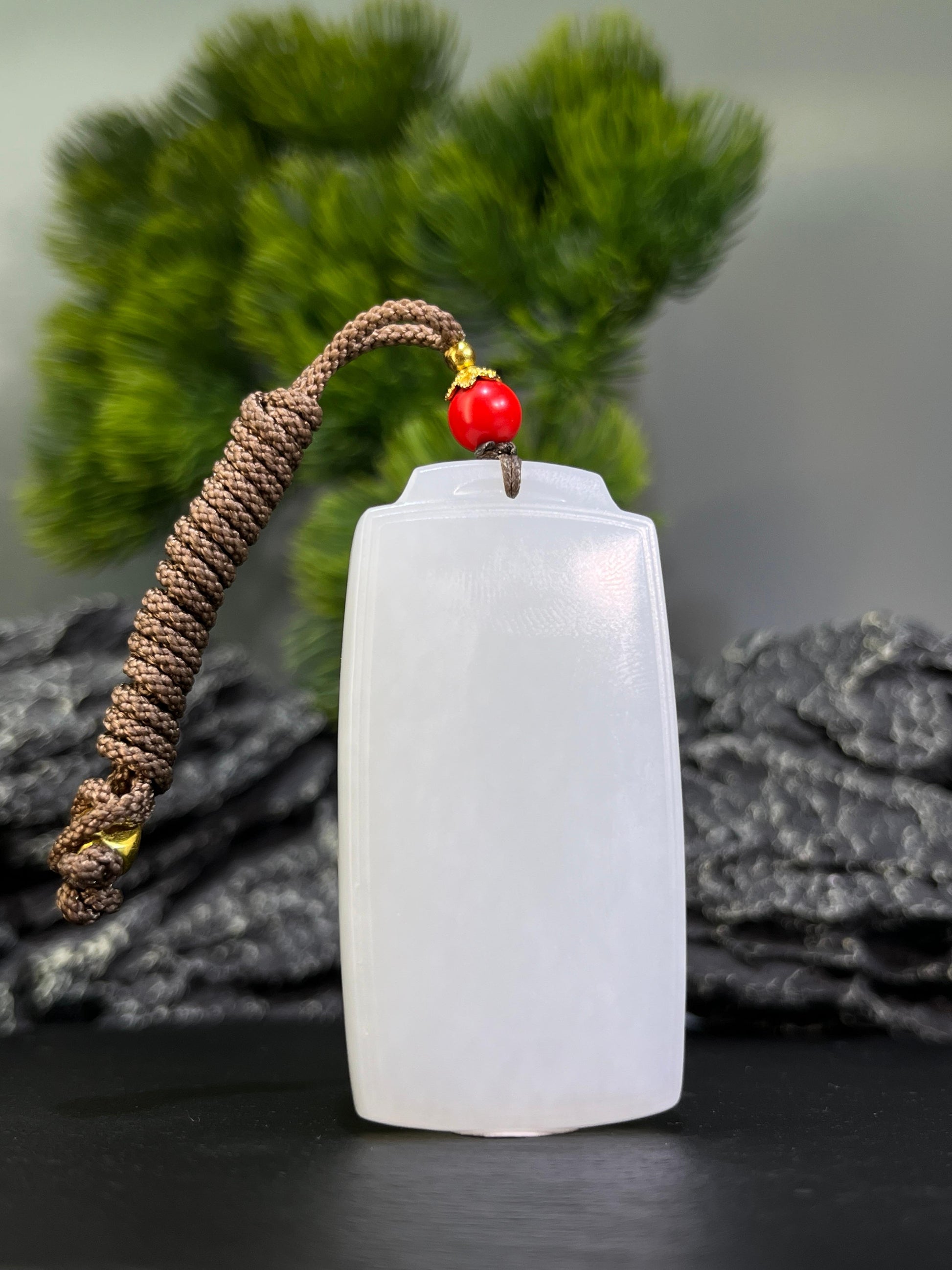 和田玉白玉山料无事牌（yc228796）