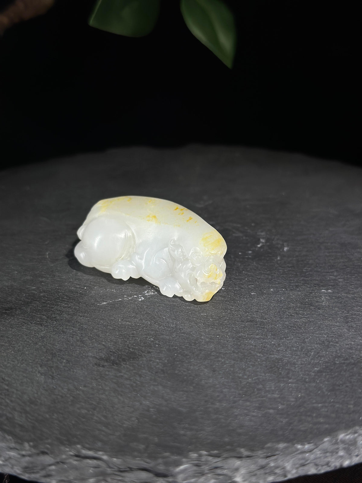 和田玉.籽料洒金皮貔貅挂件（yc786071）