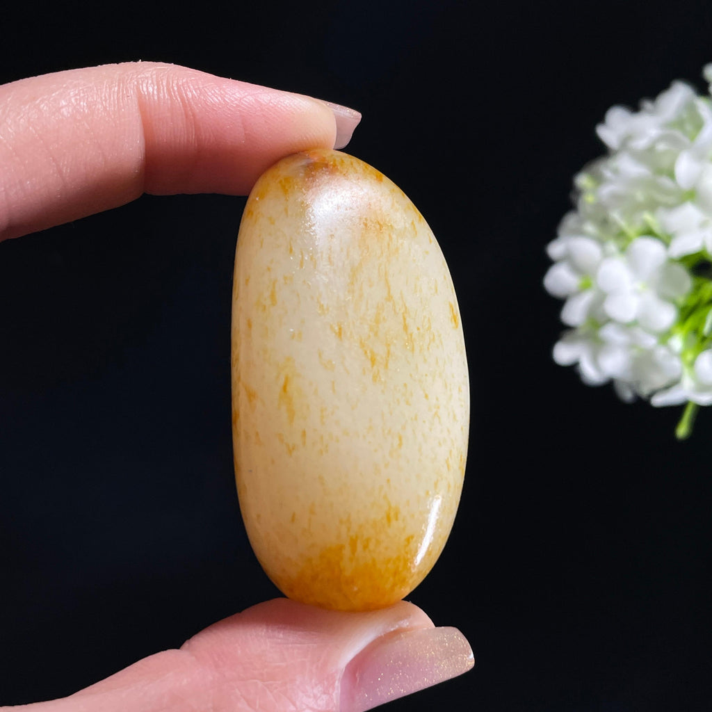 和田玉白玉“晓星散玉”洒金皮籽料（yc368214）