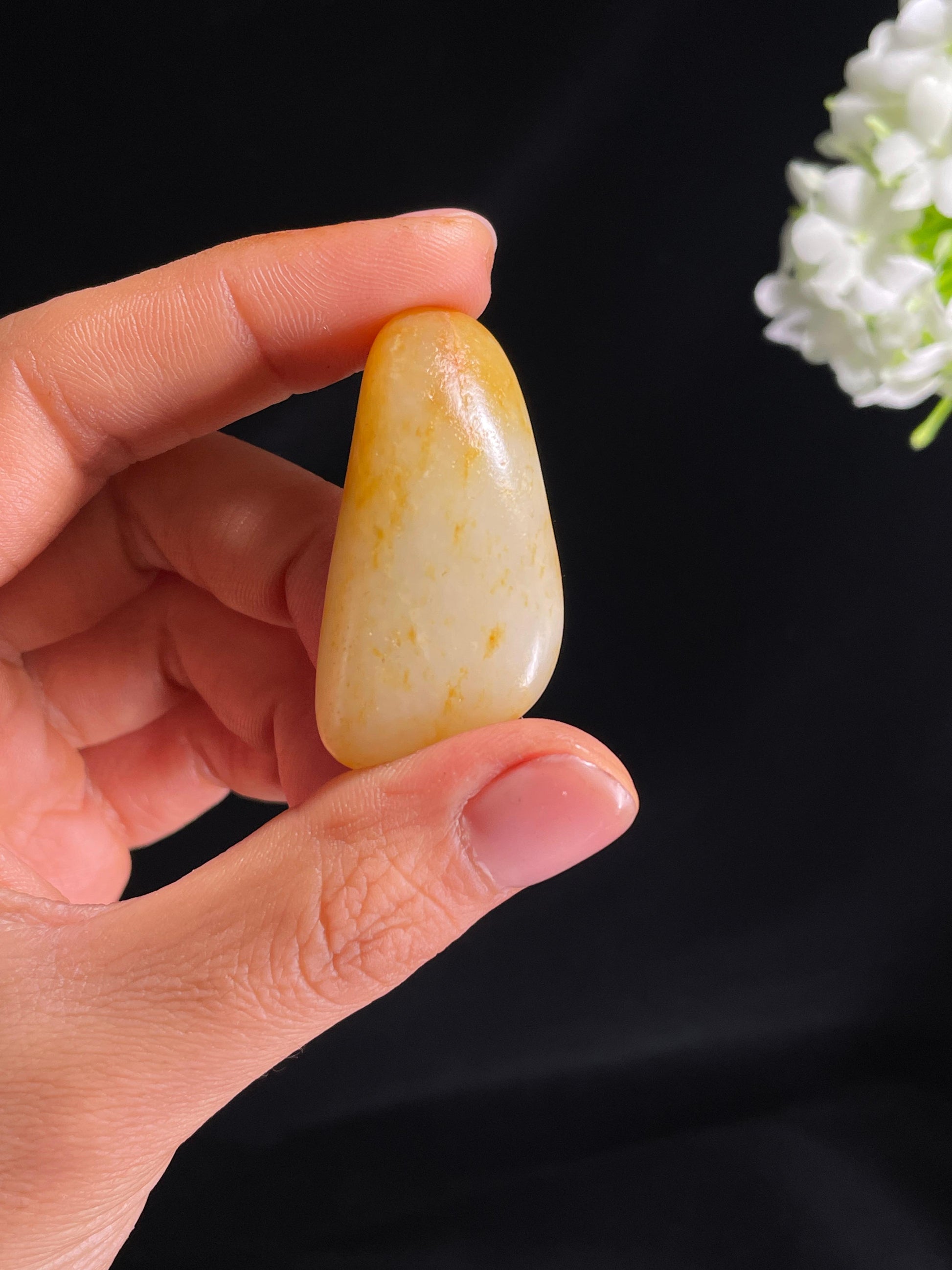 和田玉白玉洒金皮籽料原石（yc265482）
