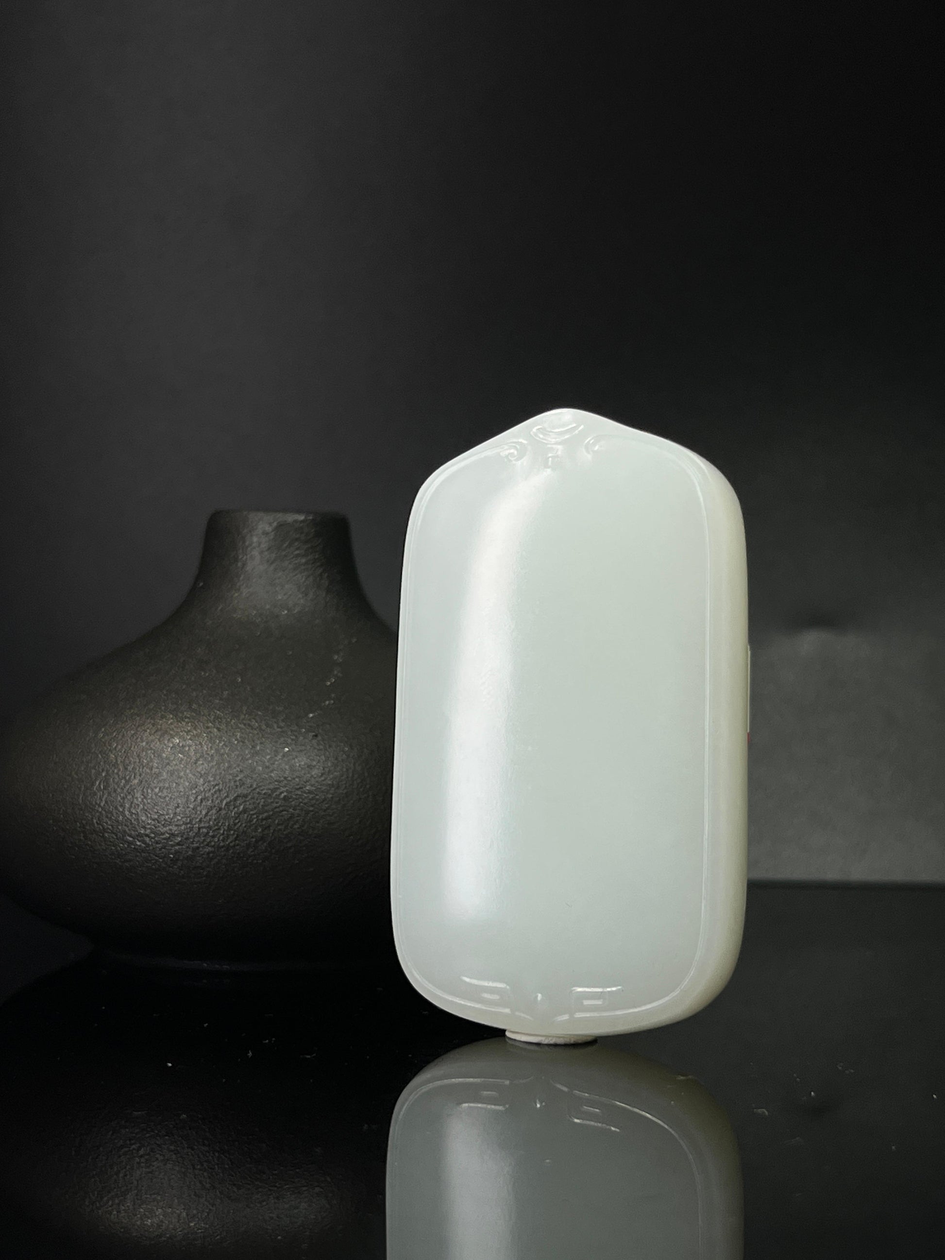 和田玉白玉无事牌（yc241015）