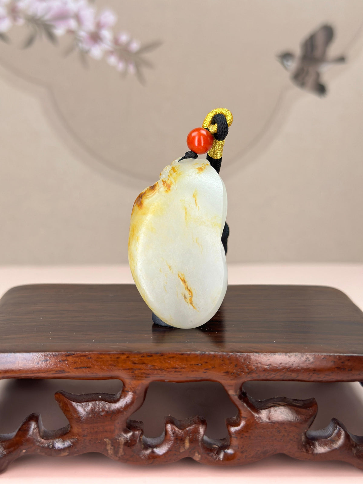 精品新疆和田玉白玉籽料貔貅挂件（yc766516）