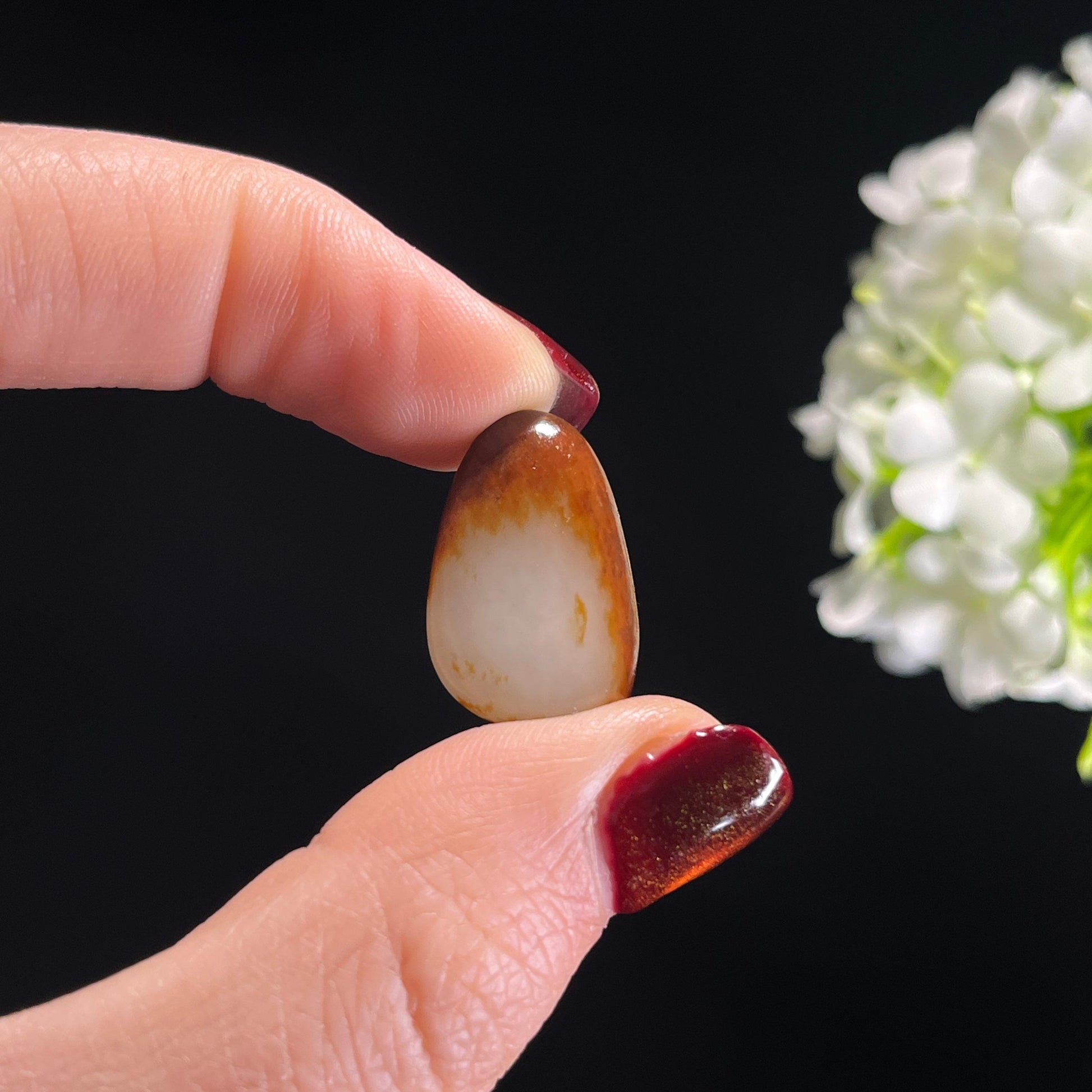 和田玉白玉红皮白肉精品小籽（yc336380）