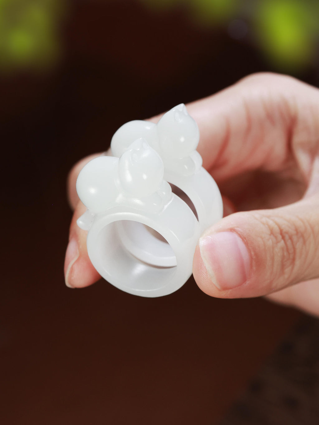 白玉戒圈（yc234032）