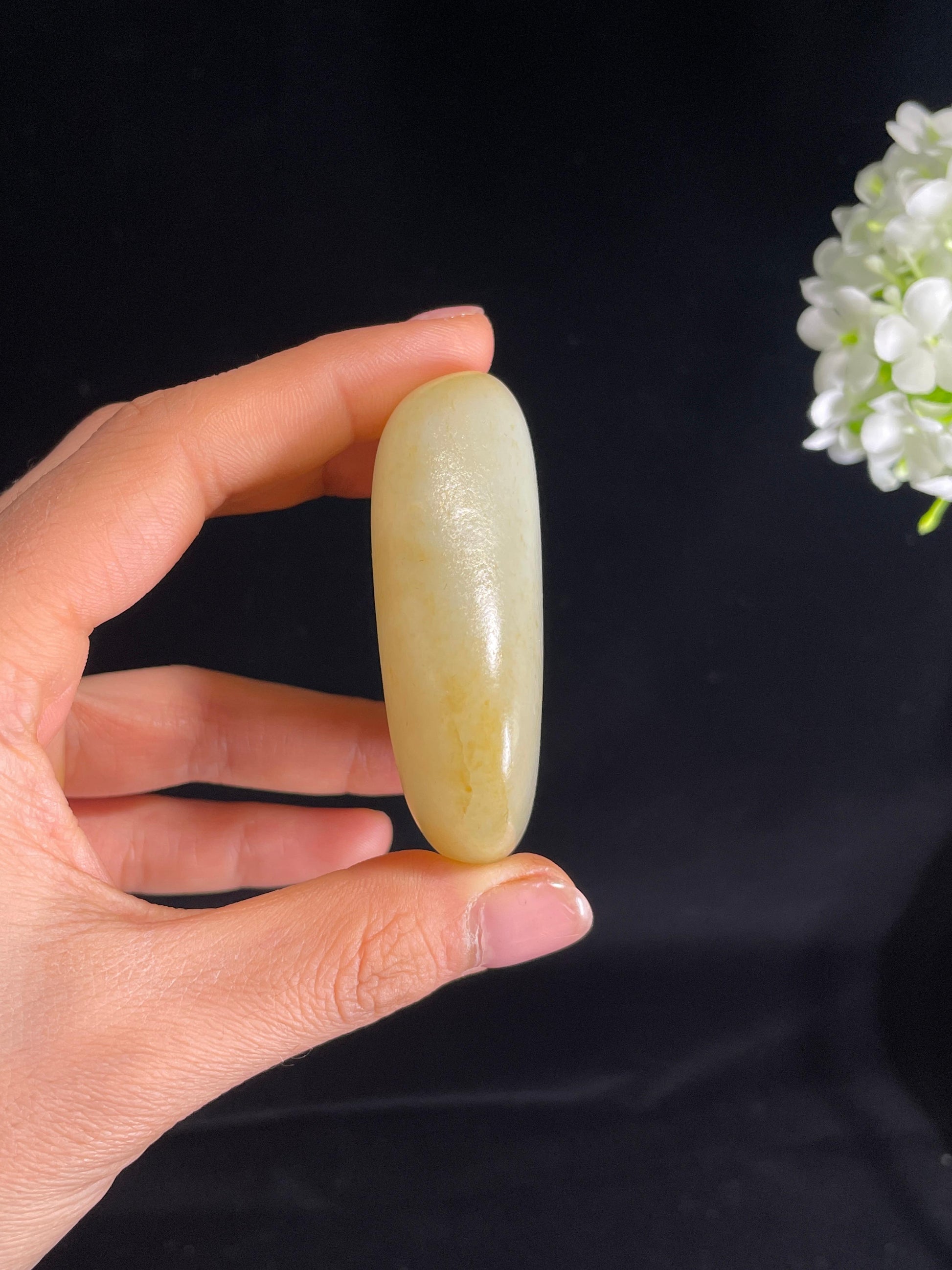 新疆天然和田玉白玉籽料原石（yc272693）