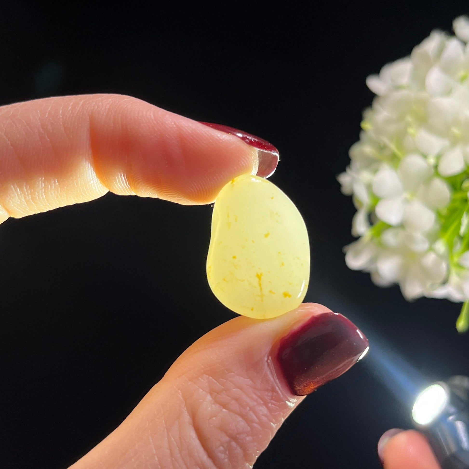 和田玉白玉洒金皮特色小籽（yc336386）