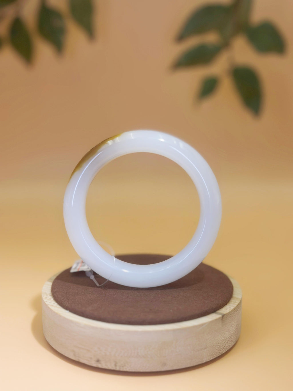 和田玉羊脂糖白手镯（yc751180）