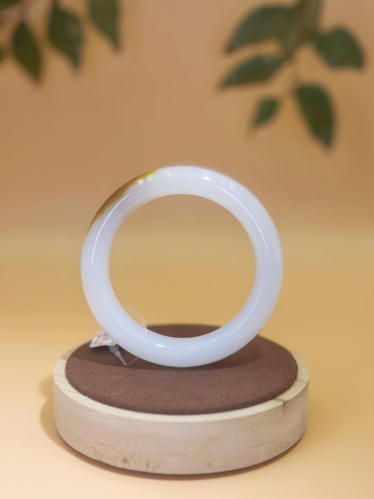和田玉羊脂糖白手镯（yc751180）