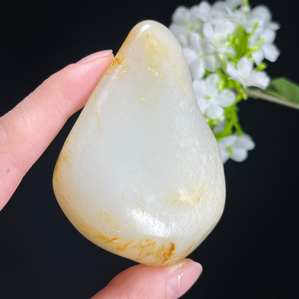 和田玉白玉洒金皮籽料原石（yc308806）
