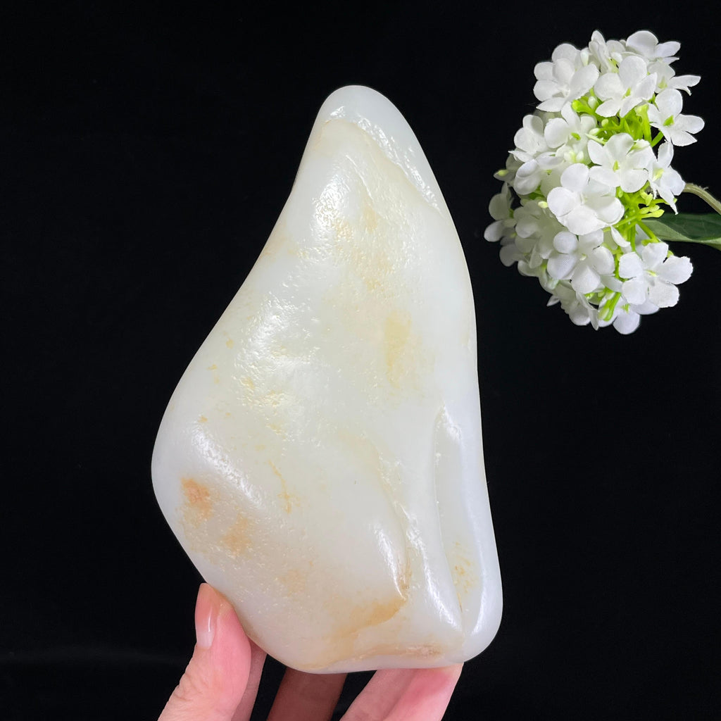 新疆和田玉羊脂白玉洒金皮籽料（yc452160）