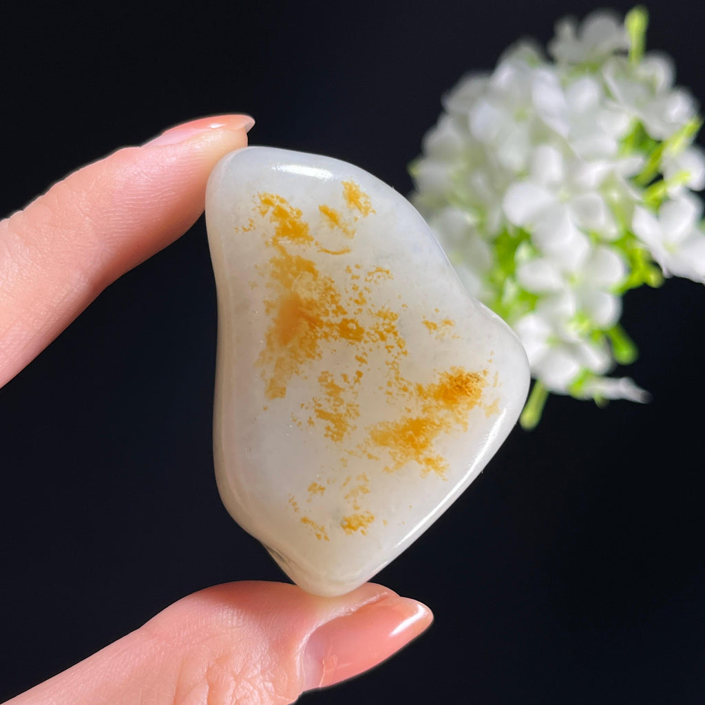 和田玉白玉“林壑凝烟”彩皮籽料（yc350959）