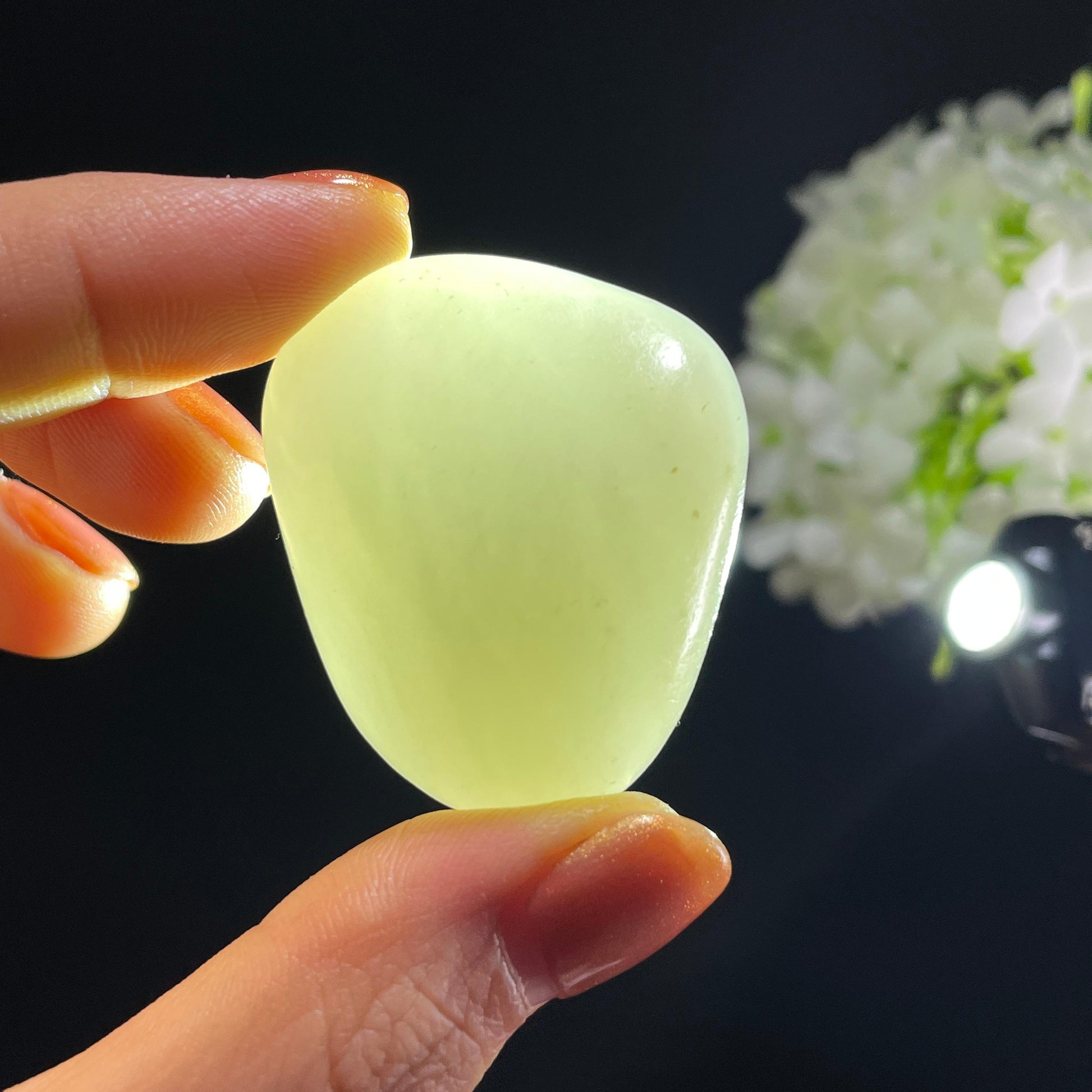 和田玉白玉“雪浪凝痕”光白籽料（yc392637）