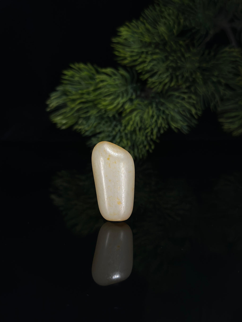 新疆和田玉白玉洒金皮小籽（yc536872）
