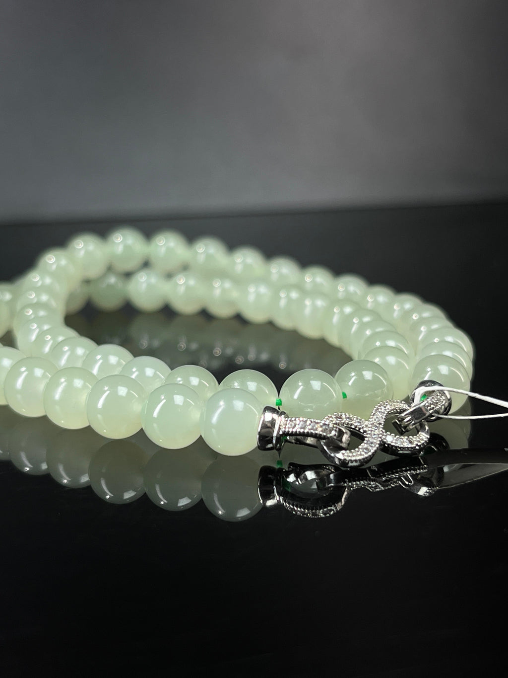 天然和田玉青玉项链（yc240929）