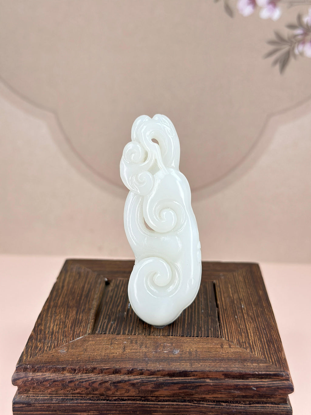 和田玉白玉如意挂件（yc750463）