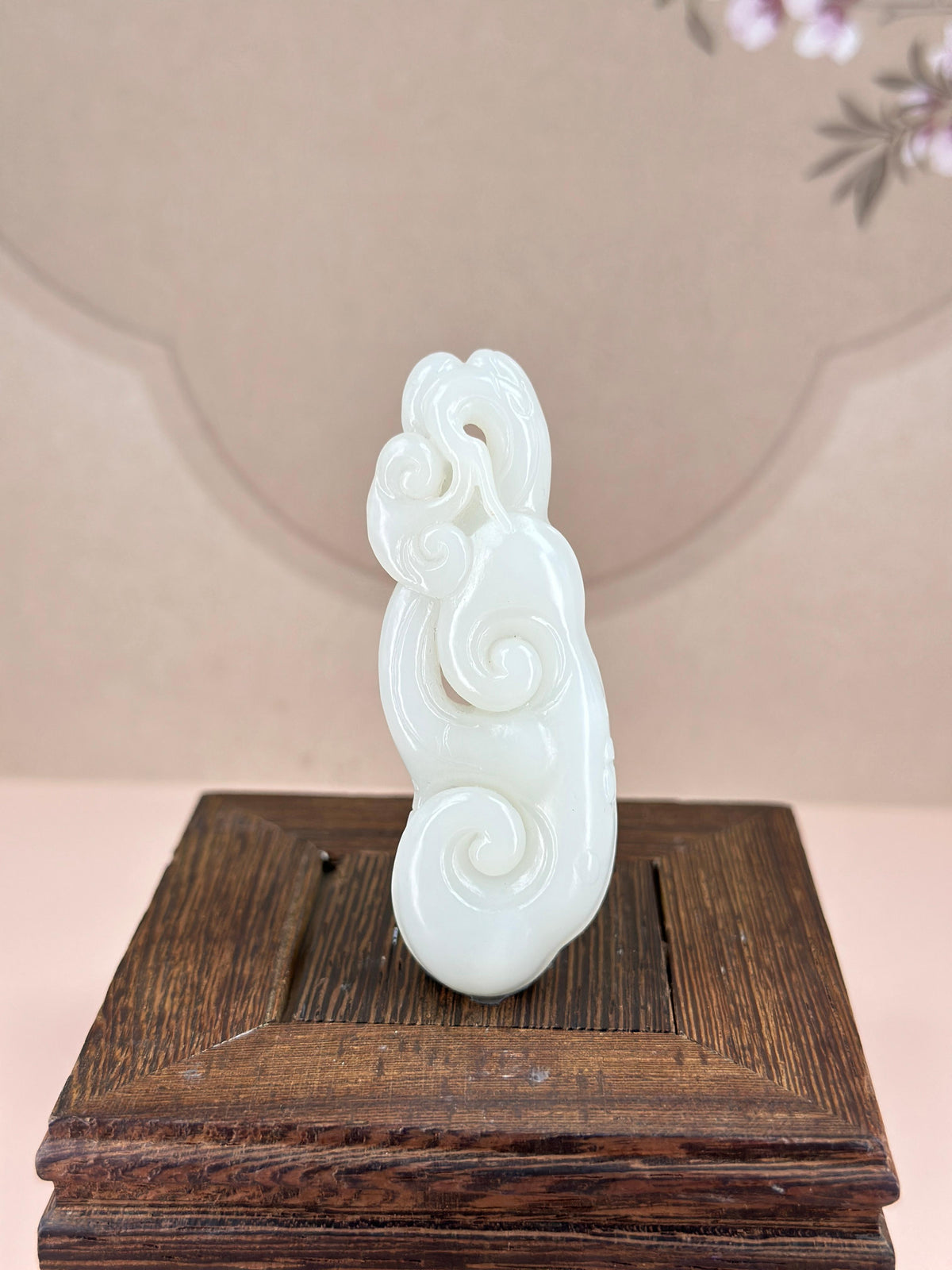 和田玉白玉如意挂件（yc750463）