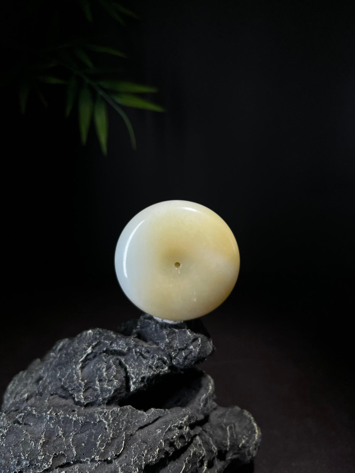 和田玉糖白平安扣（yc733373）